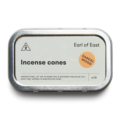 Sandalwood Incense Cones 16pk