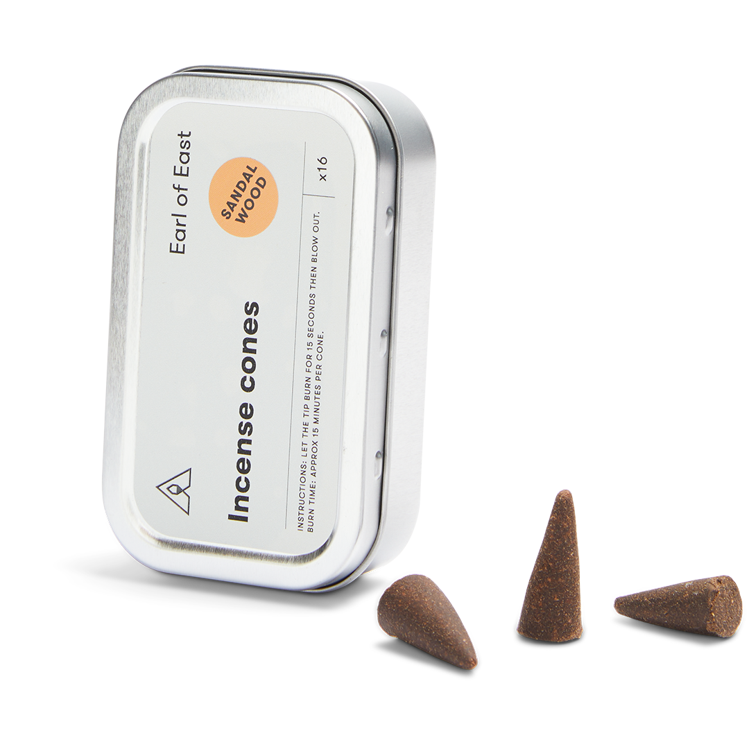 Sandalwood Incense Cones 16pk
