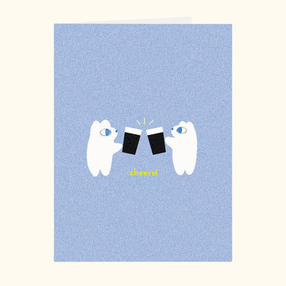 Cheers Mini Card – Guinness / Congratulations Card