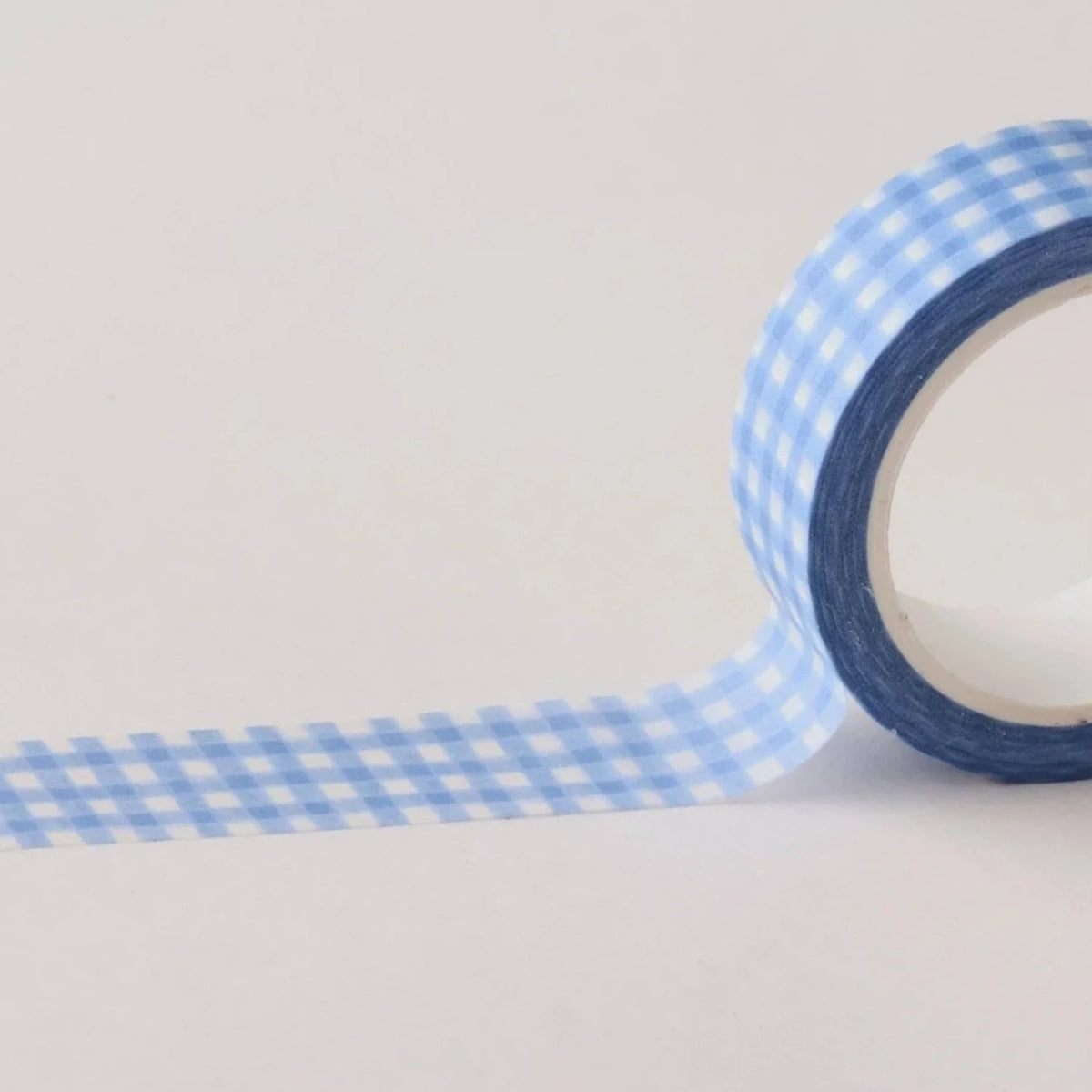 Blue gingham washi tape
