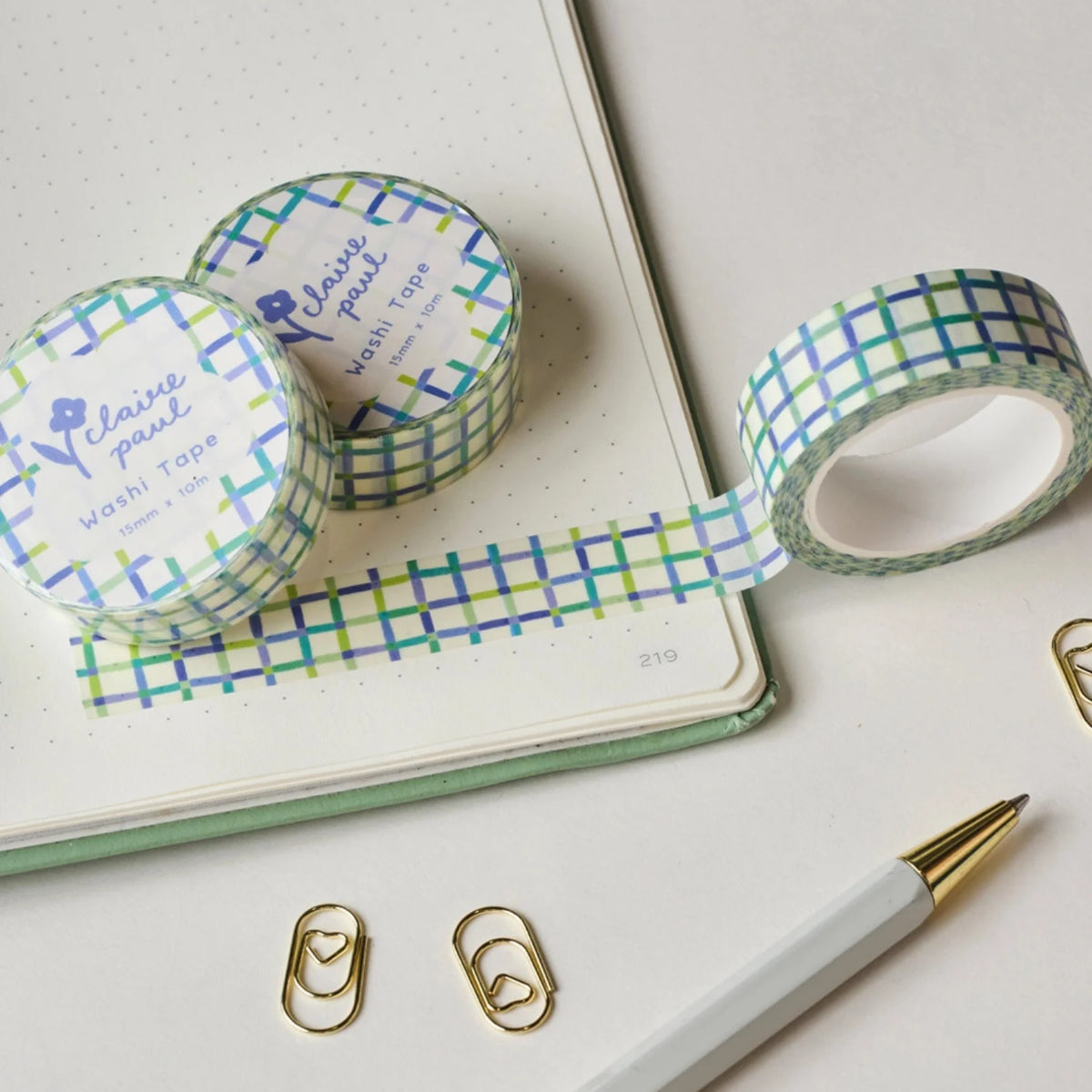 Quilted Grid Washi Tape