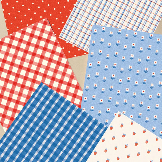 A5 Patterned Crafting Papers - Vol 4