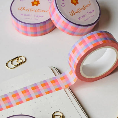 Gingham washi tape