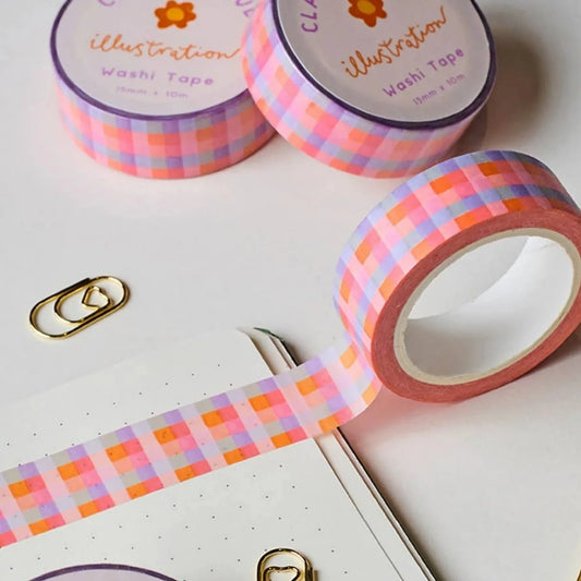 Gingham washi tape