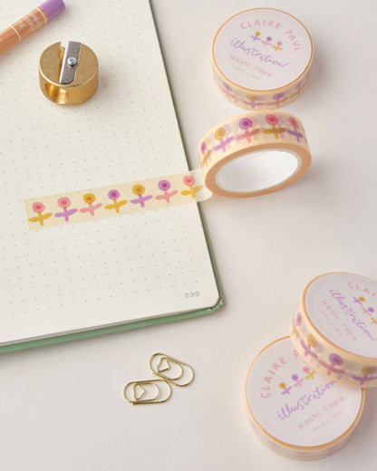 Pastel buds washi tape