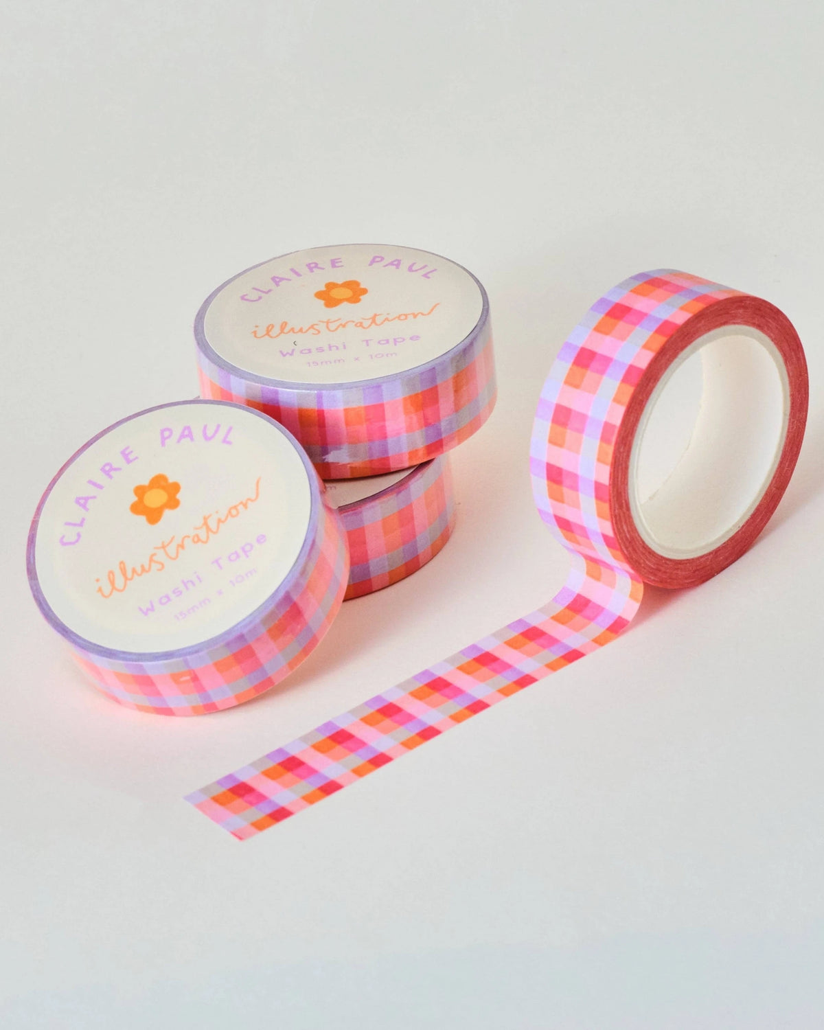 Gingham washi tape
