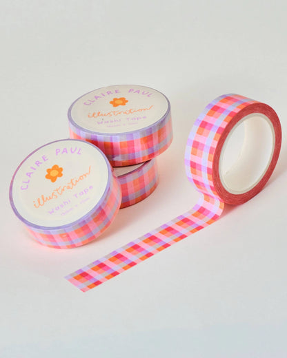 Gingham washi tape