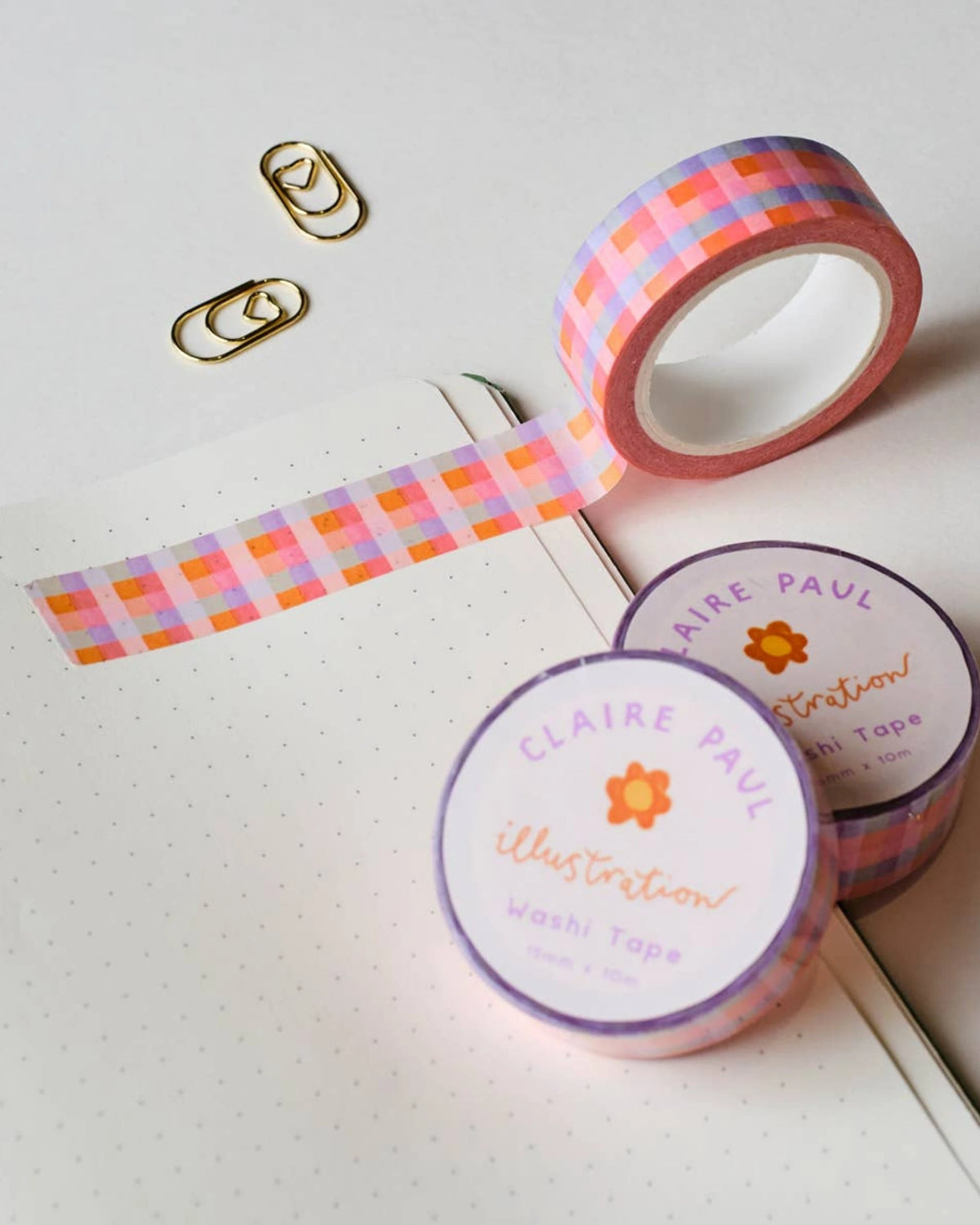 Gingham washi tape
