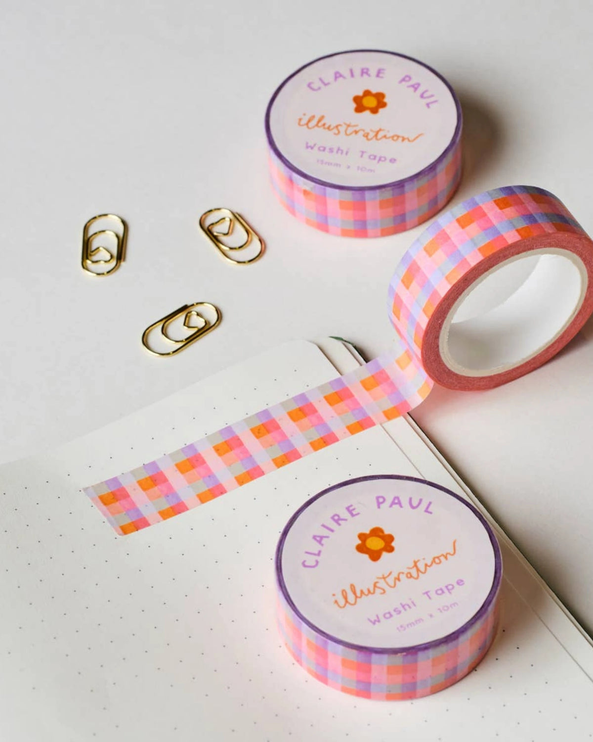 Gingham washi tape