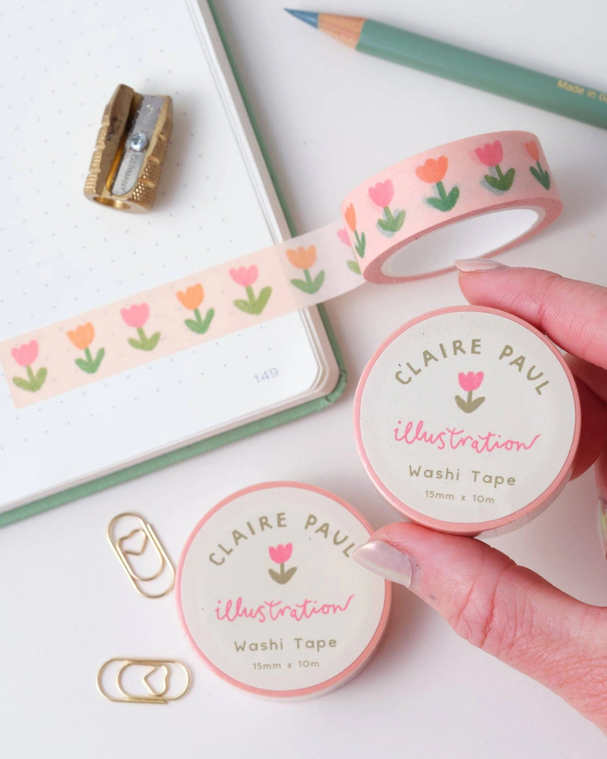 Tulip washi tape