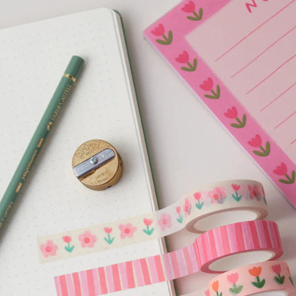 Tulip and Daisies Washi Tape