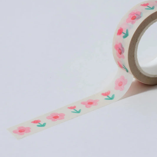Tulip and Daisies Washi Tape