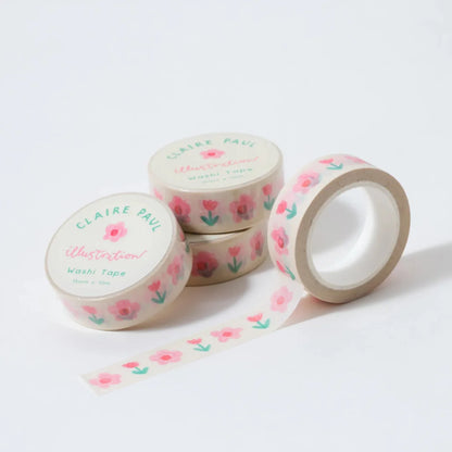 Tulip and Daisies Washi Tape