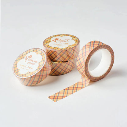 Yellow Check Washi Tape
