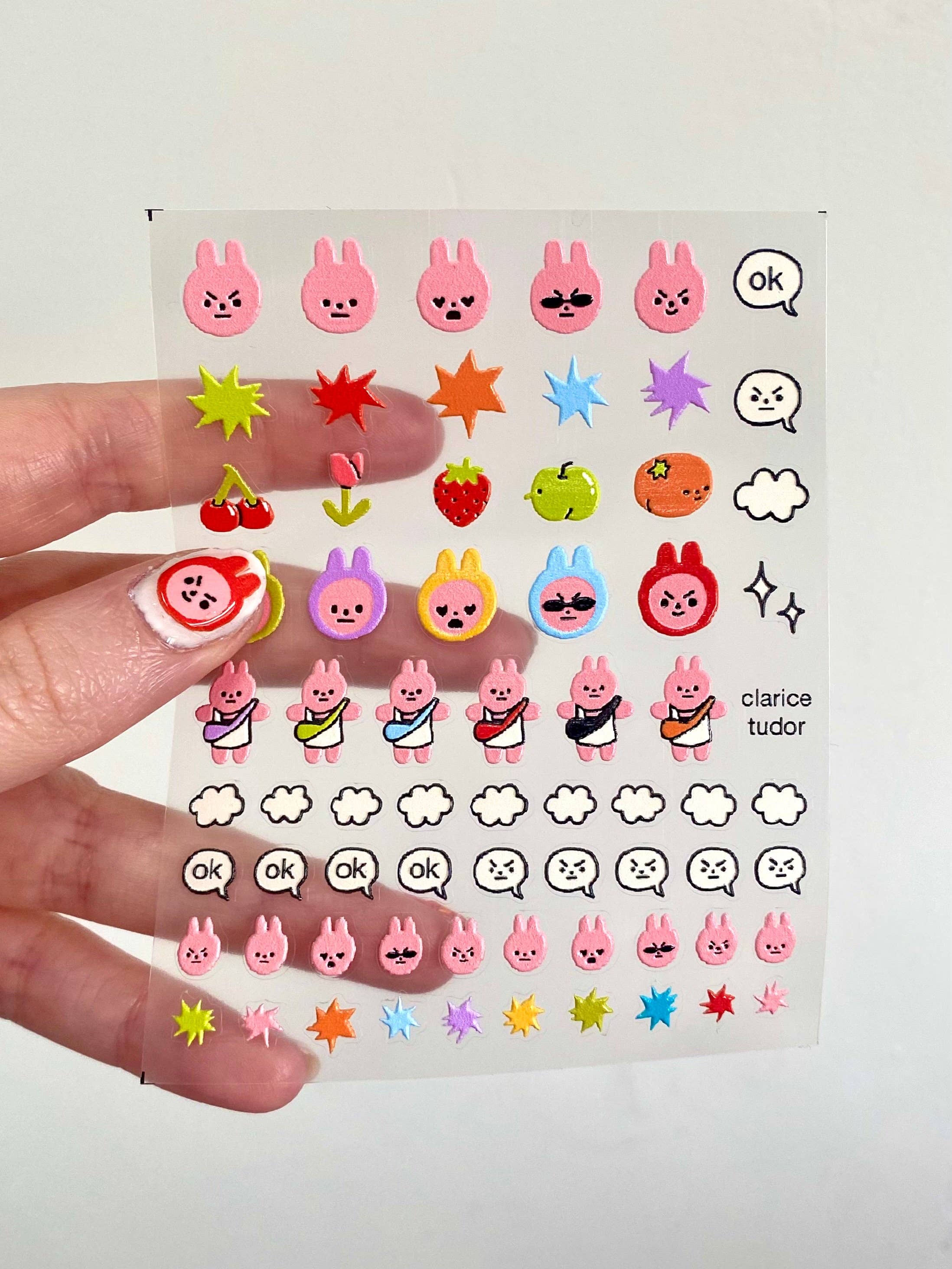 Clarice Tudor 3D Nail Stickers - Nail care - Subject to Change
