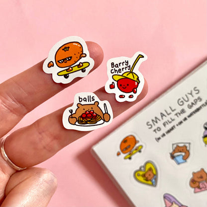 Clarice Tudor More Small Guys Sticker Sheet - Stickers - Subject to Change