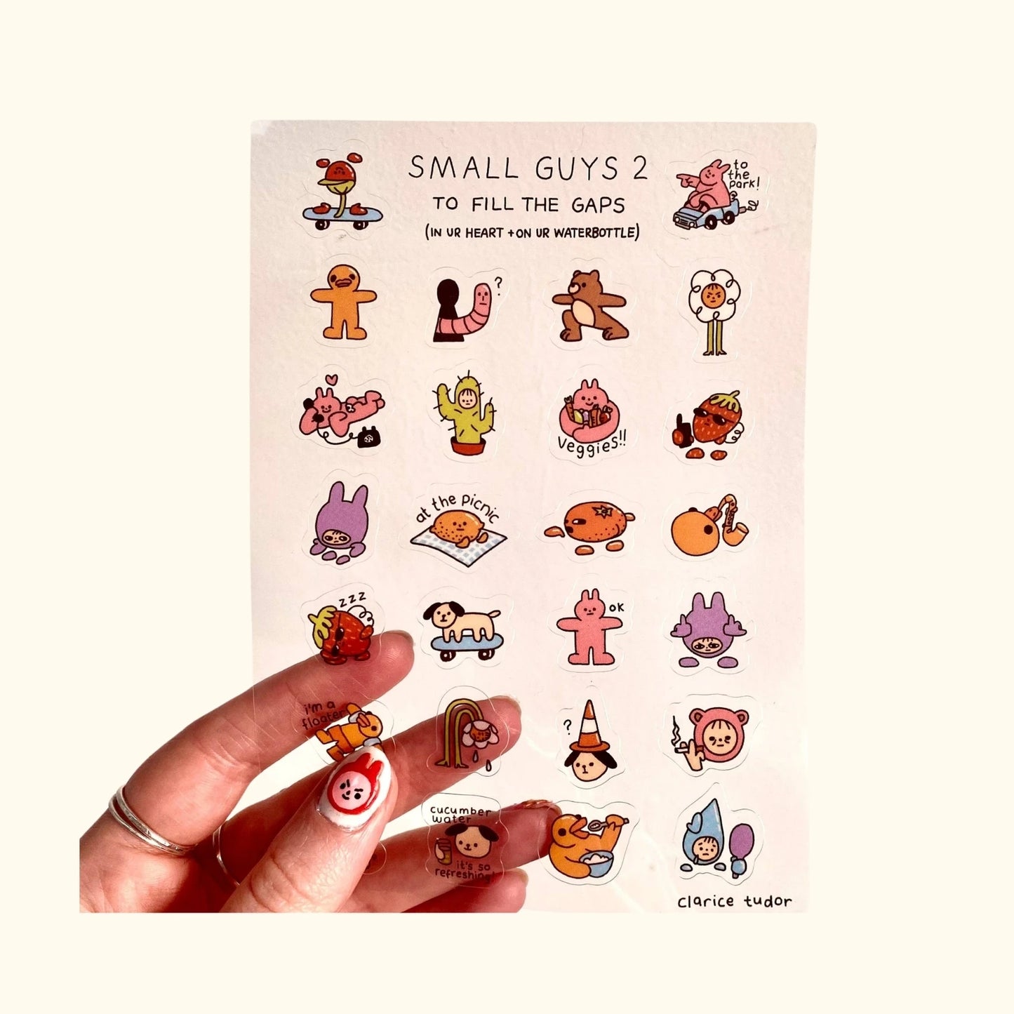Small Guys Vinyl Sticker Sheet