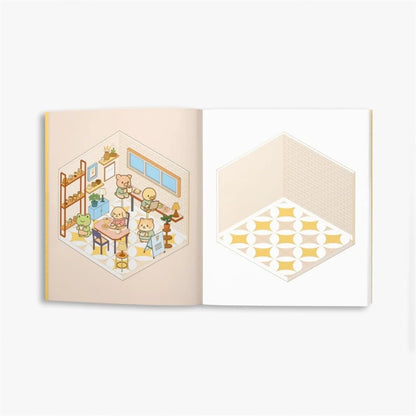 Cute 'n' Cozy Sticker Therapy: Coffee Shops Book