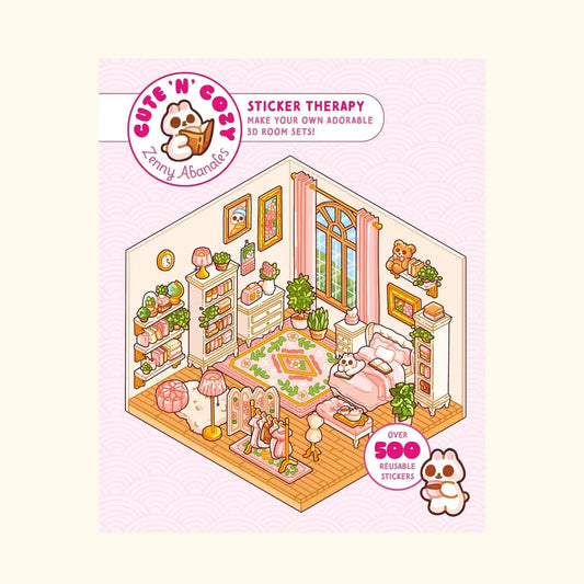 Cute 'n' Cozy Sticker Therapy Book