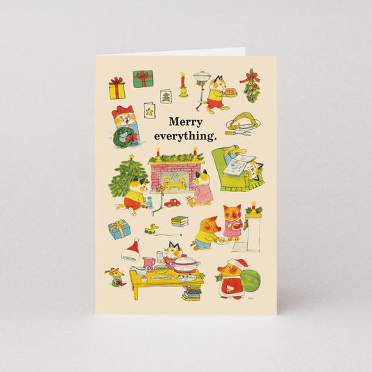 Merry Everything Richard Scarry Christmas Card