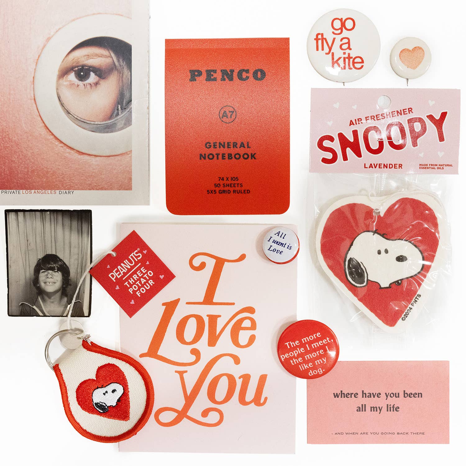 Snoopy Valentine Heart Car Air Freshener – Peanuts