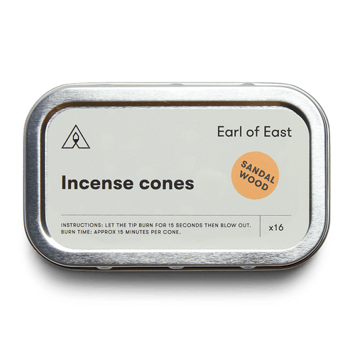 Earl of East Incense Cones Sandalwood - Incense - Subject to Change
