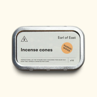 Earl of East sandalwood incense cones