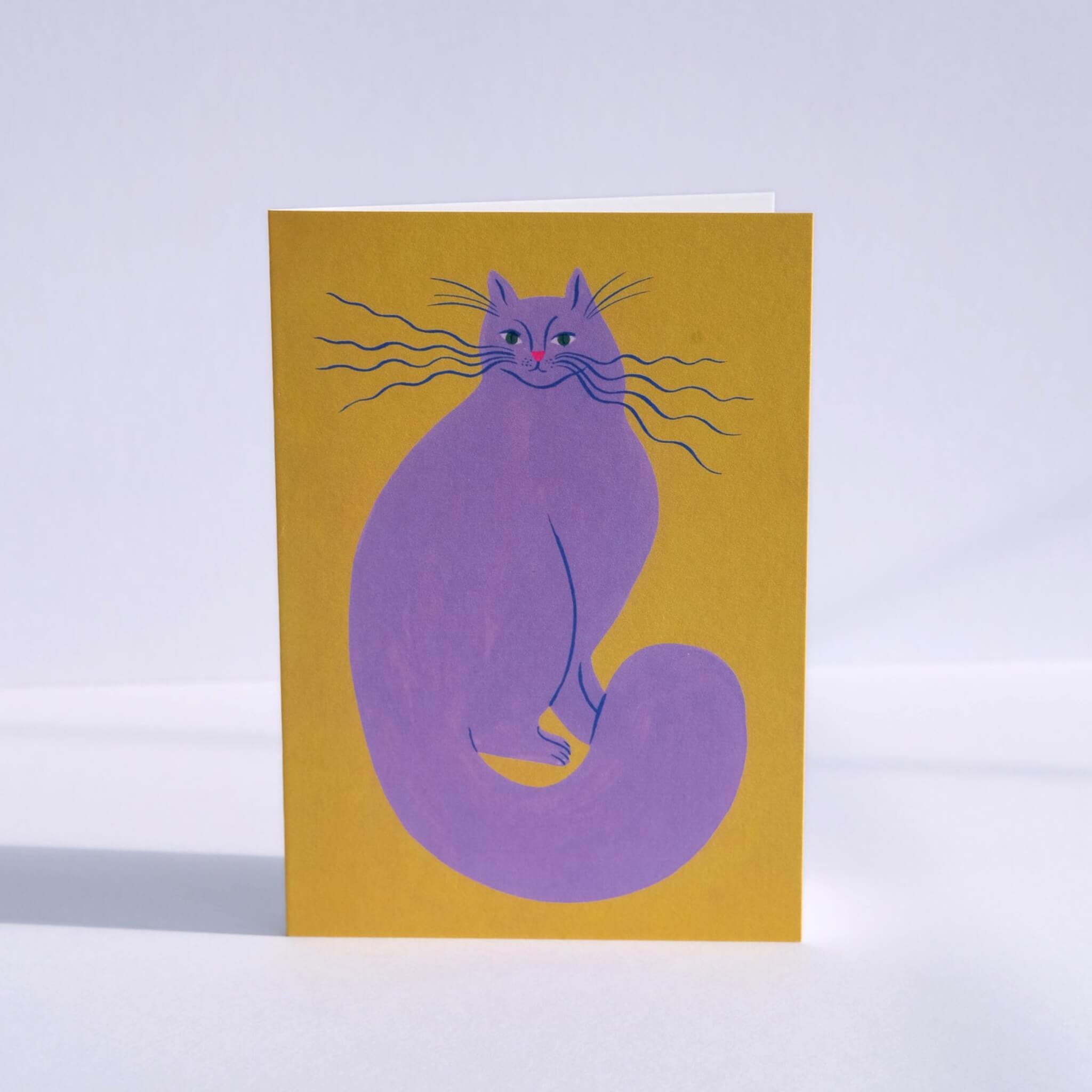 Cat greeting card by Agathe Singer for Evermade