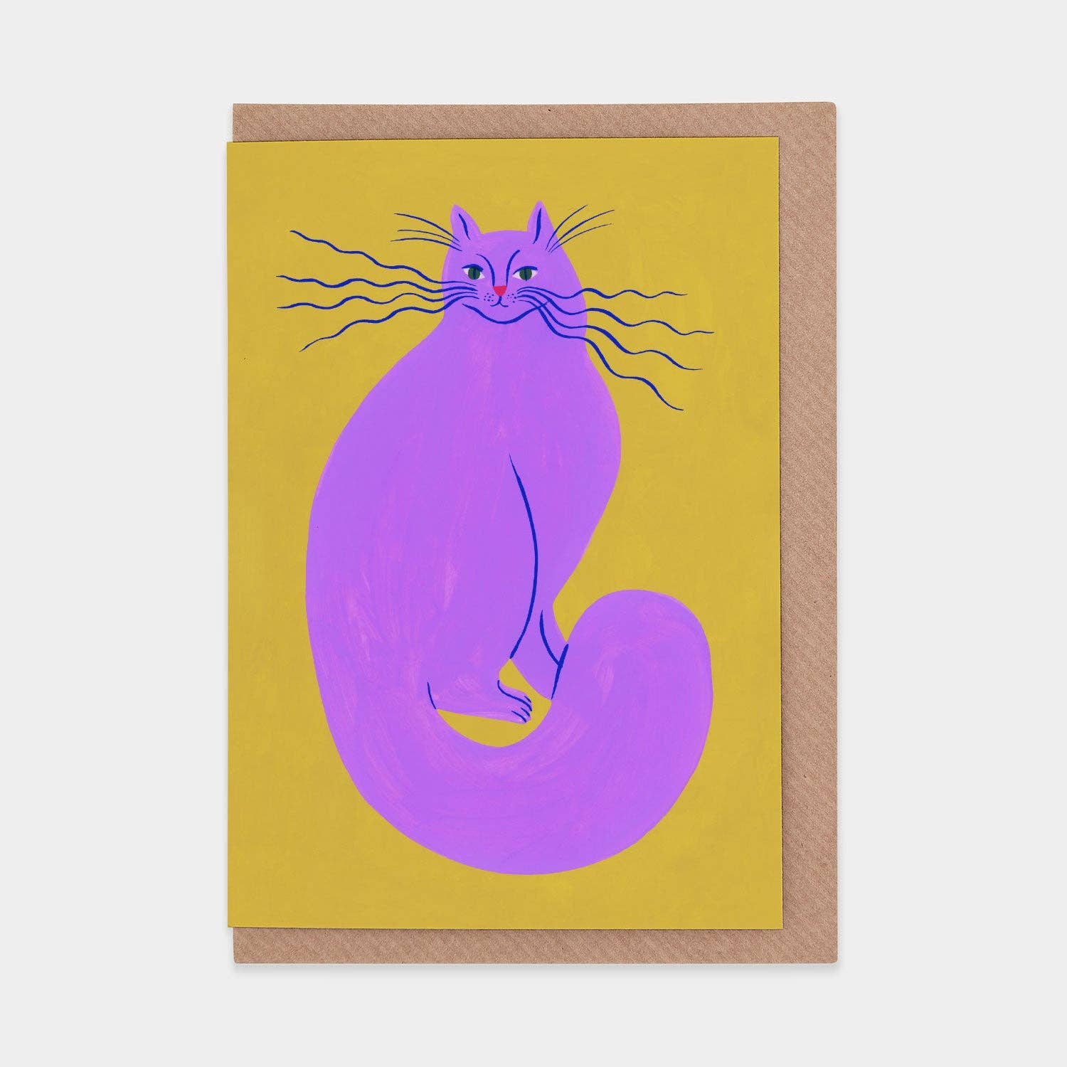Electric Whiskers Greeting Card by Agathe Singer - Cards - Subject to Change