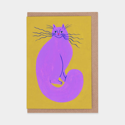Electric Whiskers Greeting Card by Agathe Singer - Cards - Subject to Change