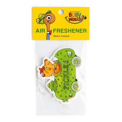 Pickle Car Air Freshener - Richard Scarry