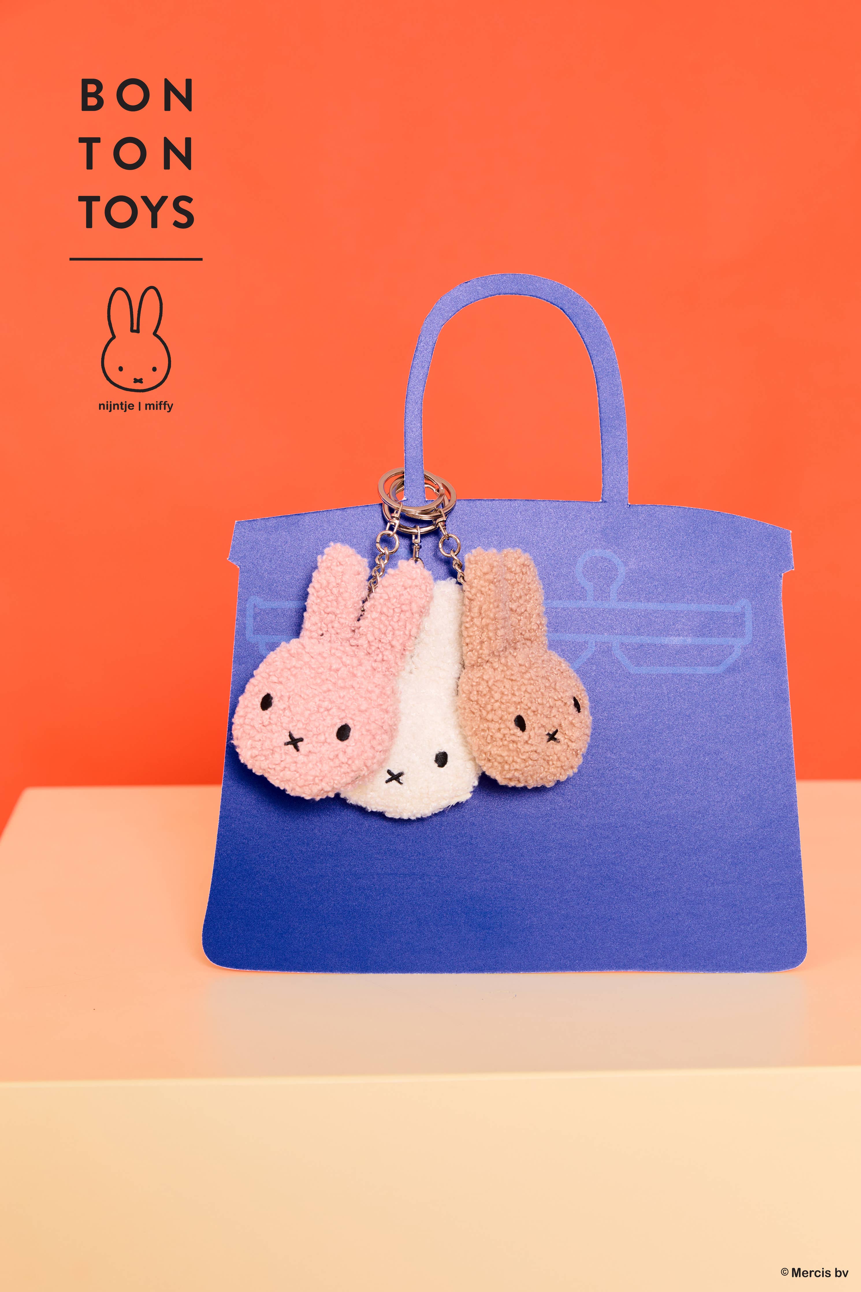 Miffy Tiny Teddy Keyring – Cream – 10cm