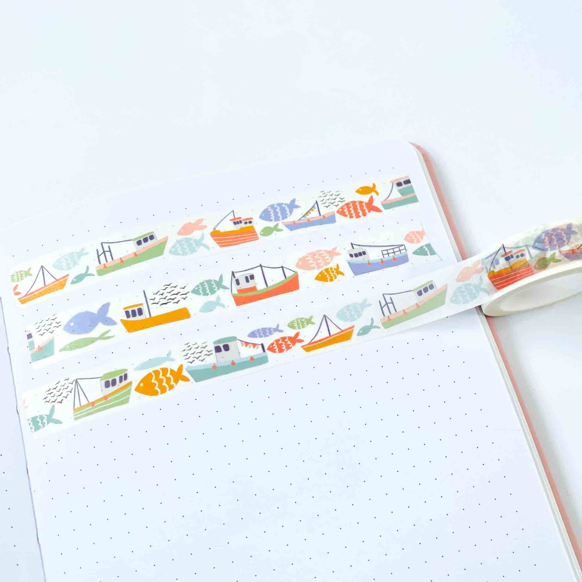 Fish and Ships Washi Tape