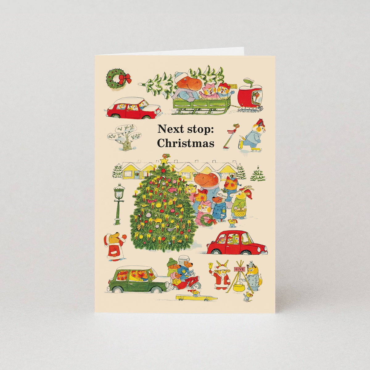 Next Stop Richard Scarry Christmas Card