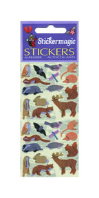 Shiny Forest Friends Mini Sticker Sheet