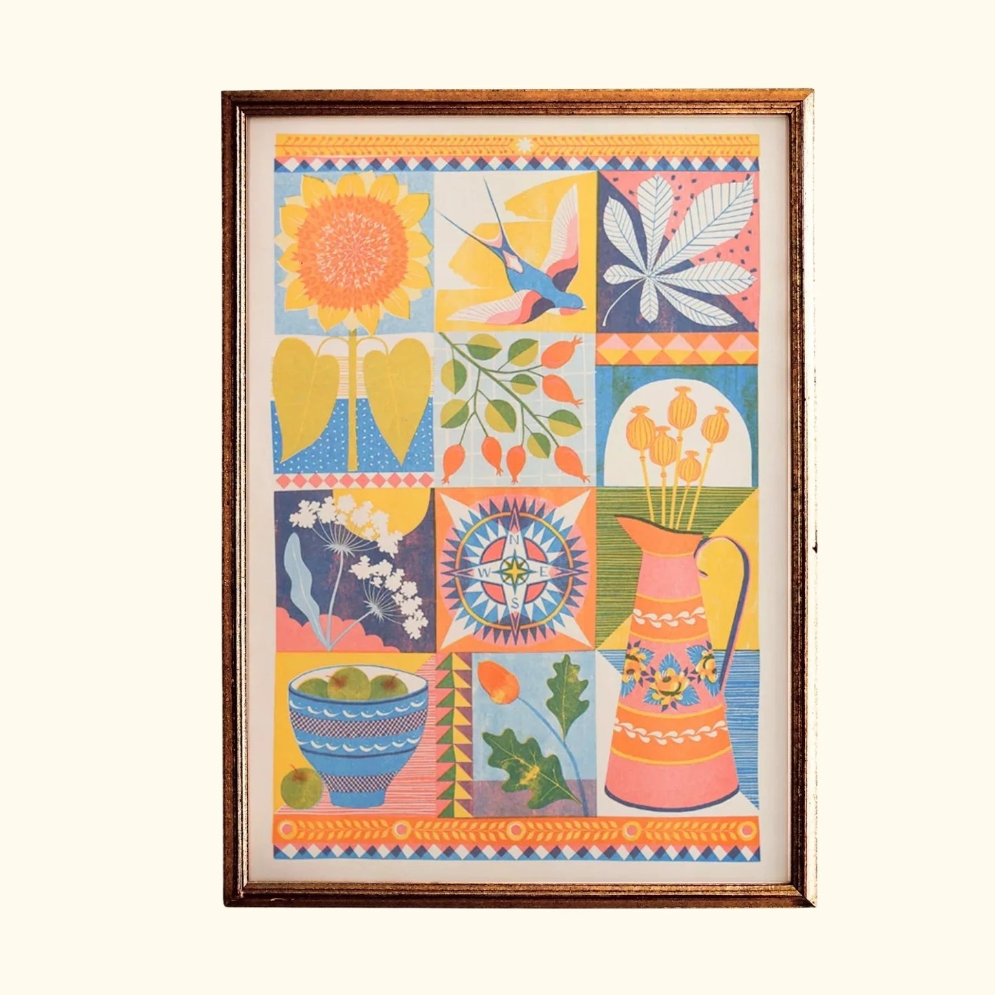 September risograph print, A3, by Printer Johnson