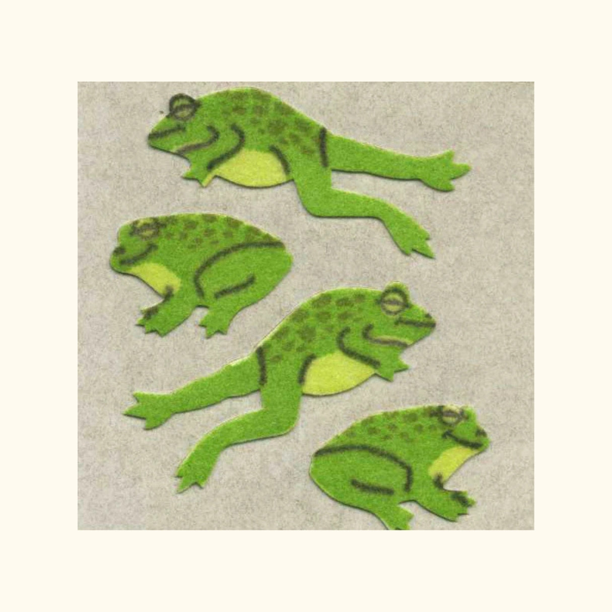 Old School Stickers - Frogs and Turtles