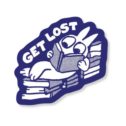 Get Lost Book Club Sticker