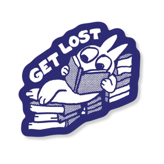 Get Lost Book Club Sticker