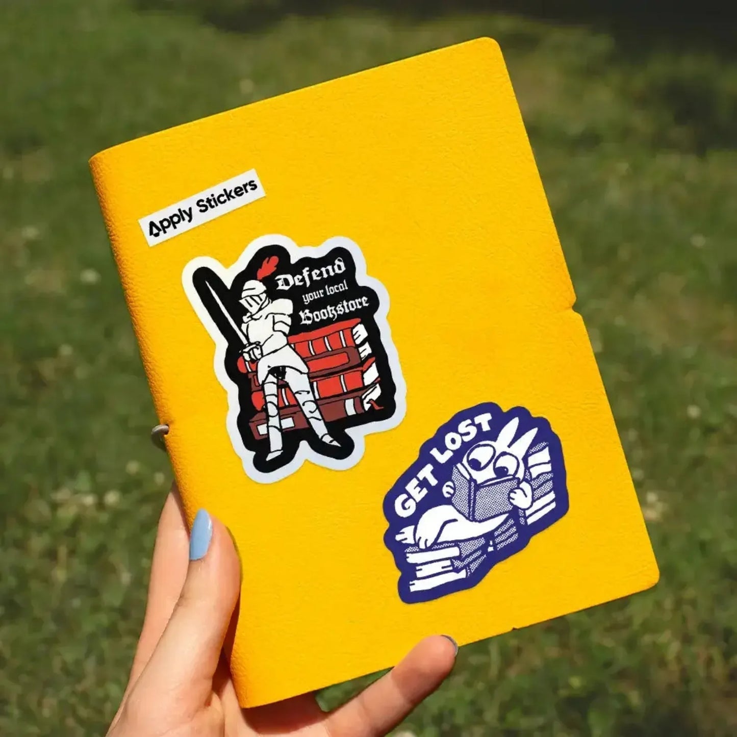 Get Lost Book Club Sticker
