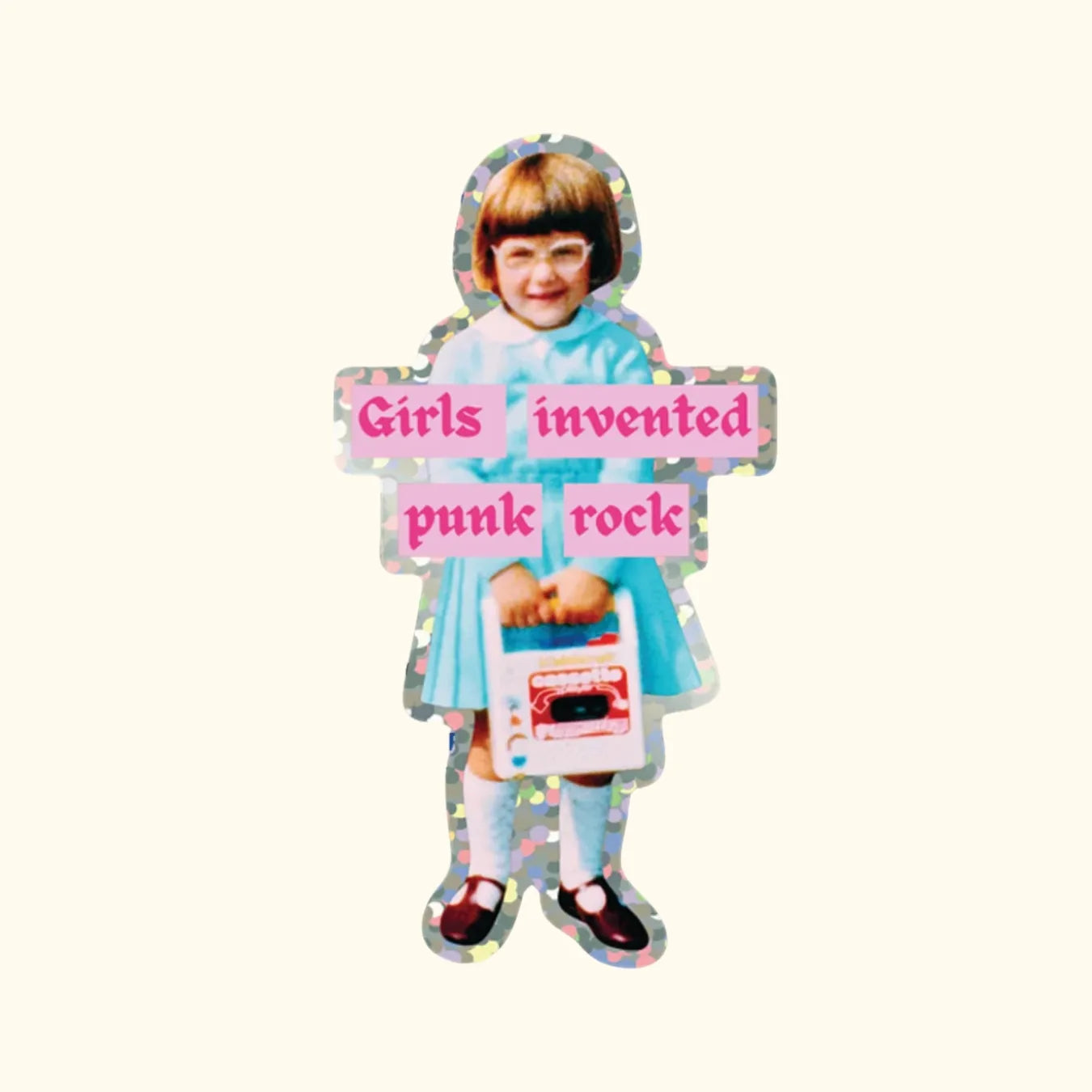 Girls Invented Punk Rock Vinyl Sticker