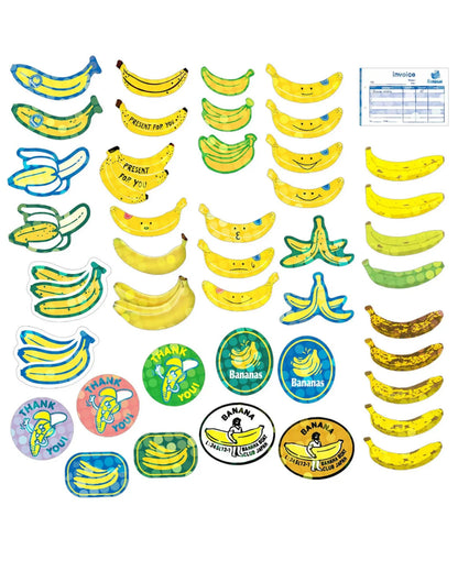 Greeting Life Haco stickers – bananas design