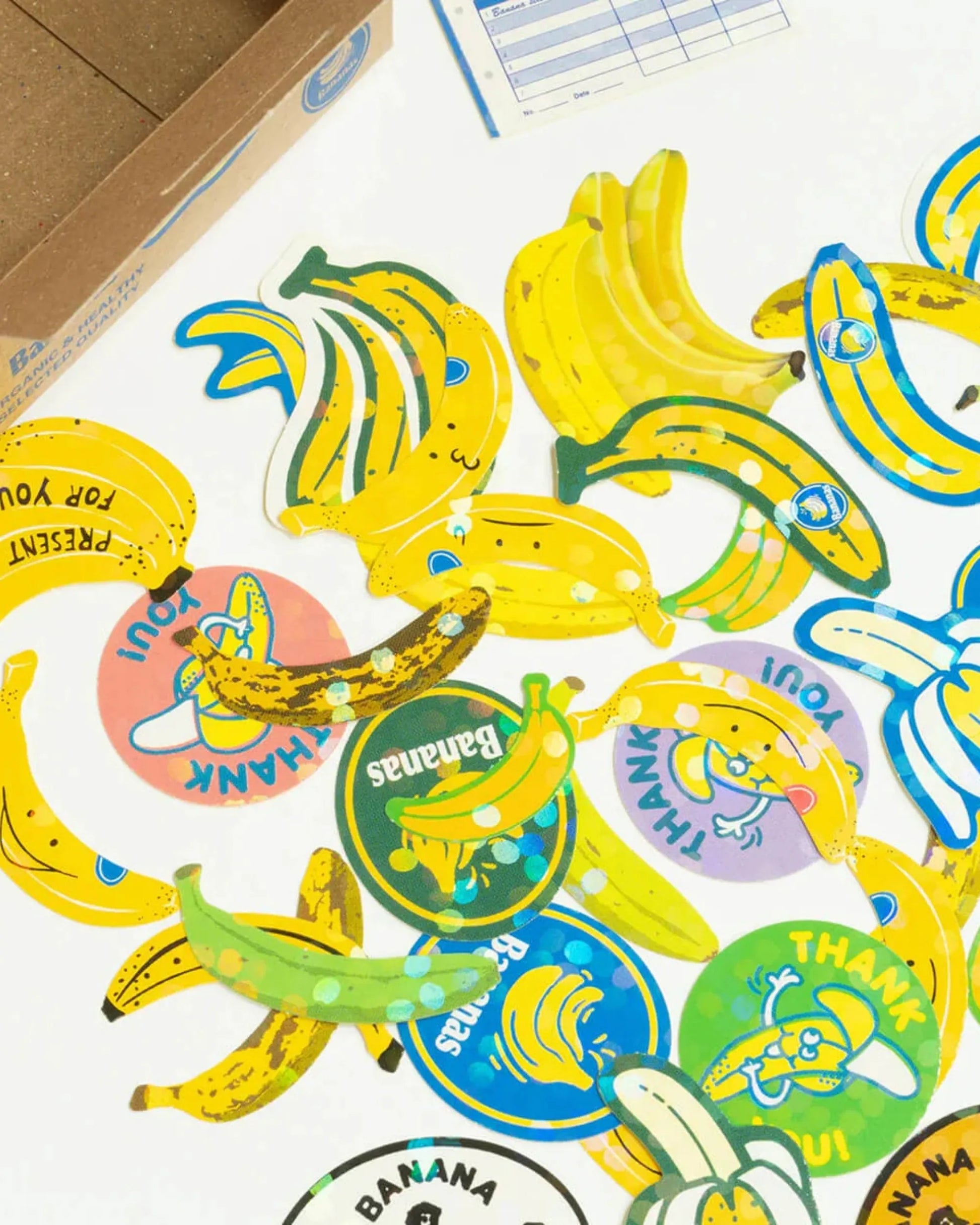 Greeting Life Haco stickers – bananas design