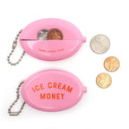 Retro Rubber Coin Purse – Ice Cream Money