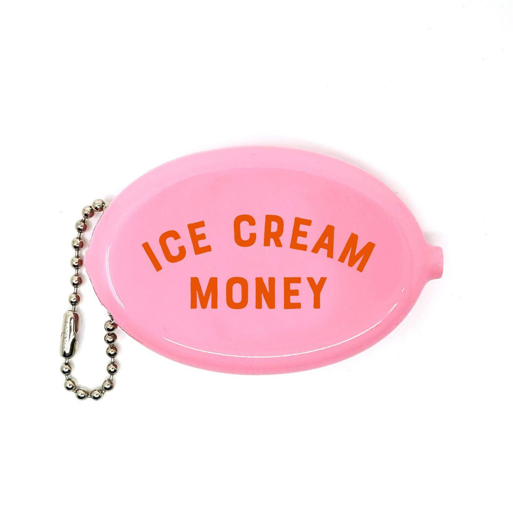 Ice Cream Money retro rubber coin purse
