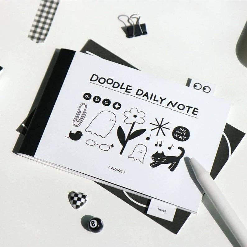 Iconic Doodle Daily Mini Notebook - Notebook - Subject to Change