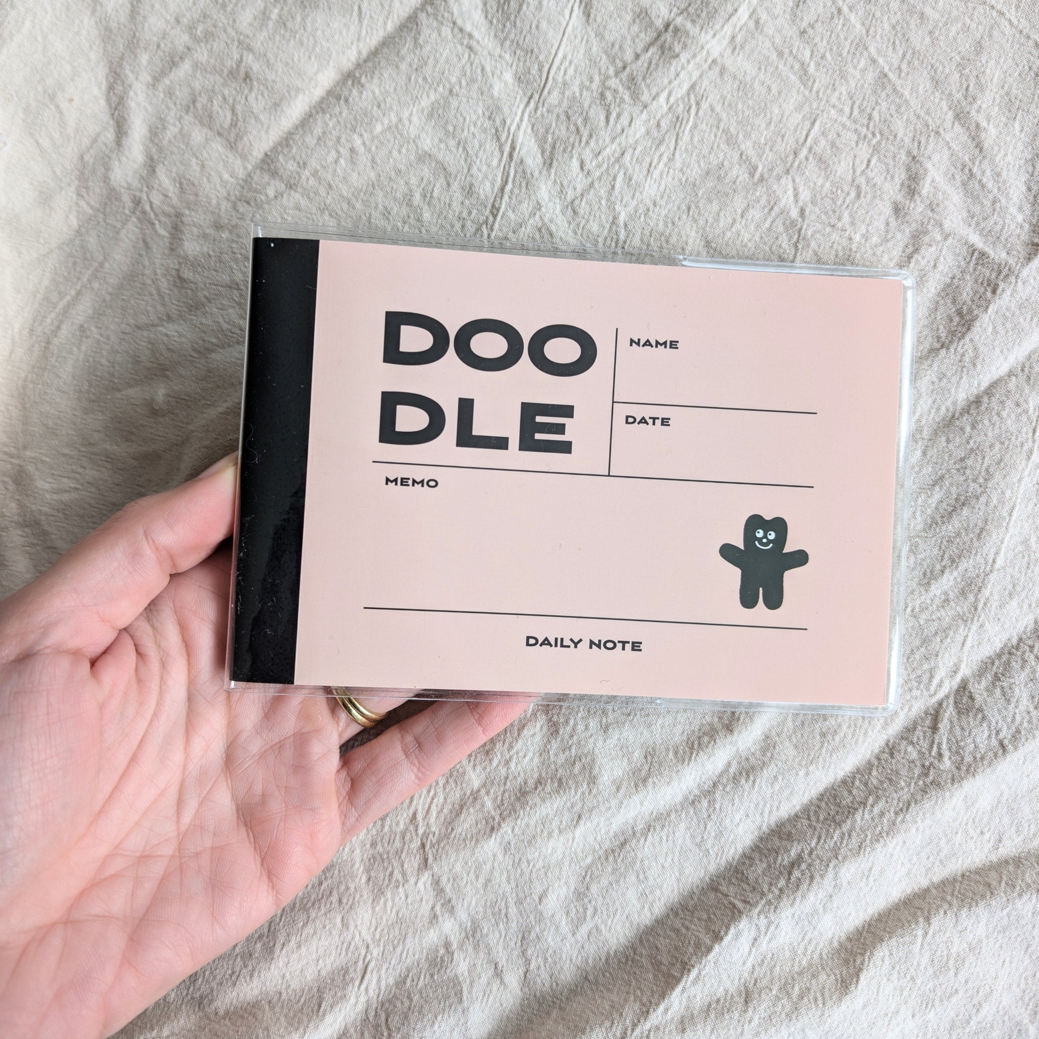 PVC cover daily mini notebook