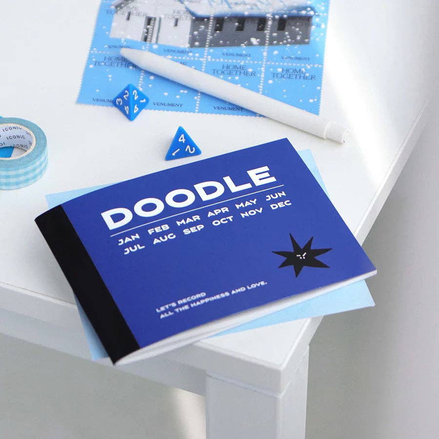 Iconic Doodle Daily Mini Notebook - Notebook - Subject to Change
