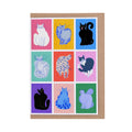 Nine Lives Greeting Card by Agathe Singer