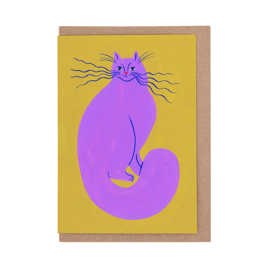 Electric Whiskers Greeting Card by Agathe Singer
